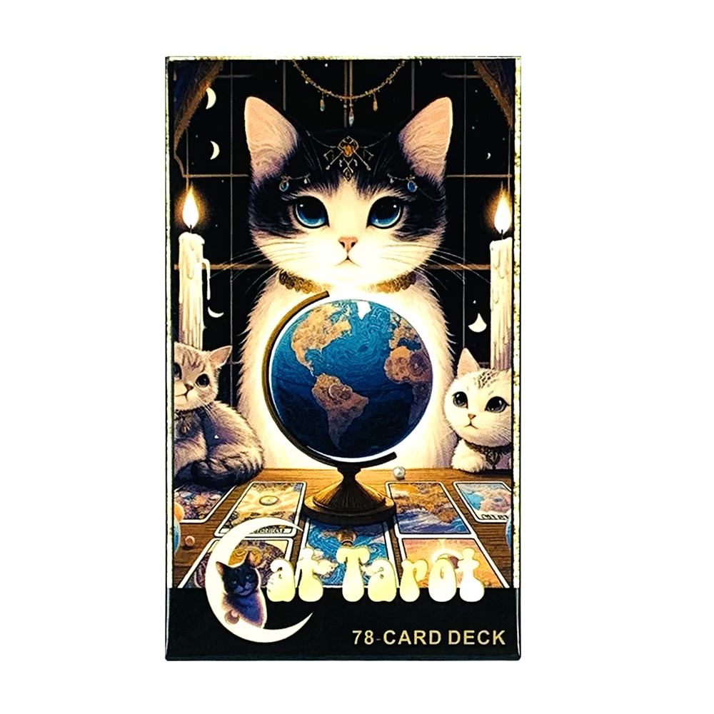 Hot-selling Tarot Cards A 78 Deck English Version Divination Board Games Collection Cards Halloween and Christmas Card Games