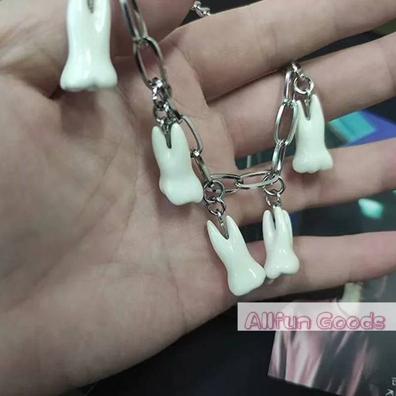 [TG835]Trendy Unique Stainless Steel Bracelet Teeth Charm Bracelet Gothic Bracelet Jewelry view 5