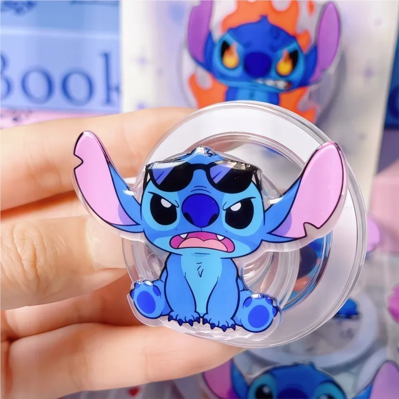 Korean Cute Cartoon Stitch For Magnetic Holder Grip Tok Griptok Phone Stand Holder Support For iPhone Samsung Magsafe Smart Tok