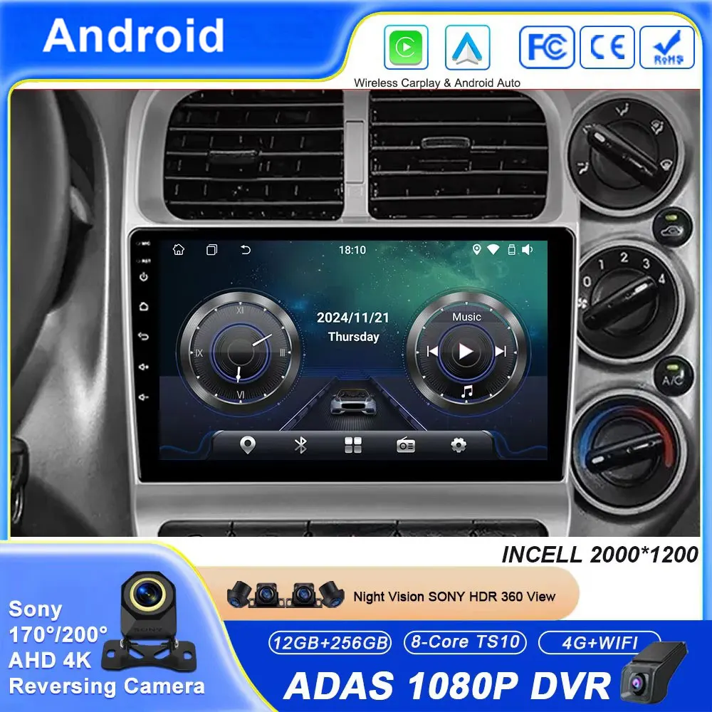 

Android Car Radio For Kia Bongo 4 2004 - 2012 Car Radio Multimedia Player wifi Stereo Screen No 2din DVD Navigation GPS Carplay