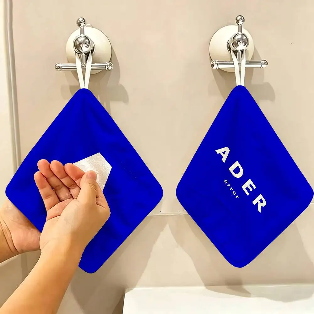 ADER A-ADERS ERROR Polyester Cotton Hand Wiping Towel, Hanging Design, Durable for Household Restaurant Toilet Use