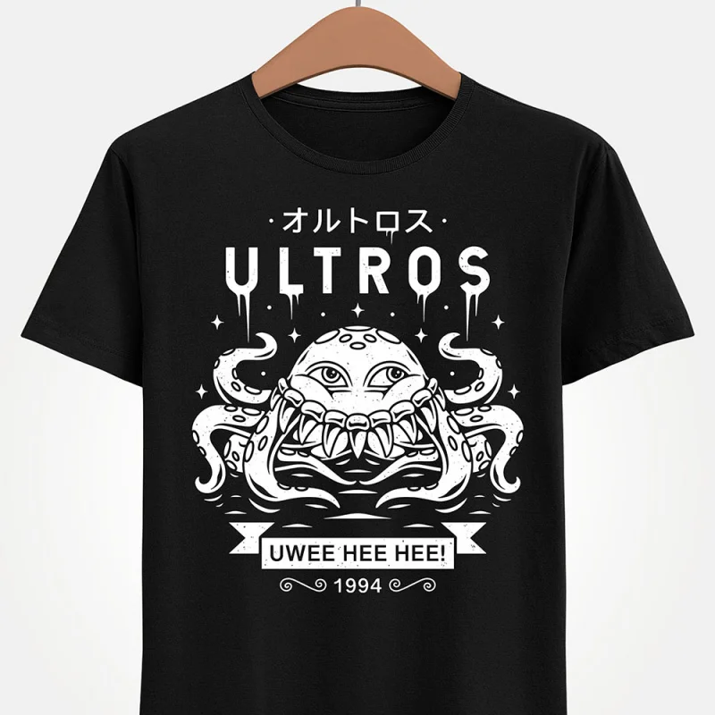 

Ultros Boss Final Fantasy Gift t shirt for RPG Gamer 100% cotton printed Tee Short Sleeve Graphic clothes All size tops S-6XL