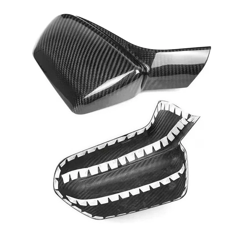 لسيارة شيفروليه كامارو ألياف الكربون الجافة 2010-2023 مرآة الرؤية الخلفية غطاء حماية مزخرف ملصق تعديل الملحقات