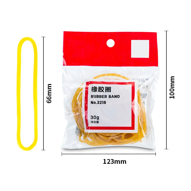 100 個 66 ミリメートル弾性ゴムバンド銀行紙幣マネーホームオフィス伸縮性バンド頑丈なゴムゴムバンド