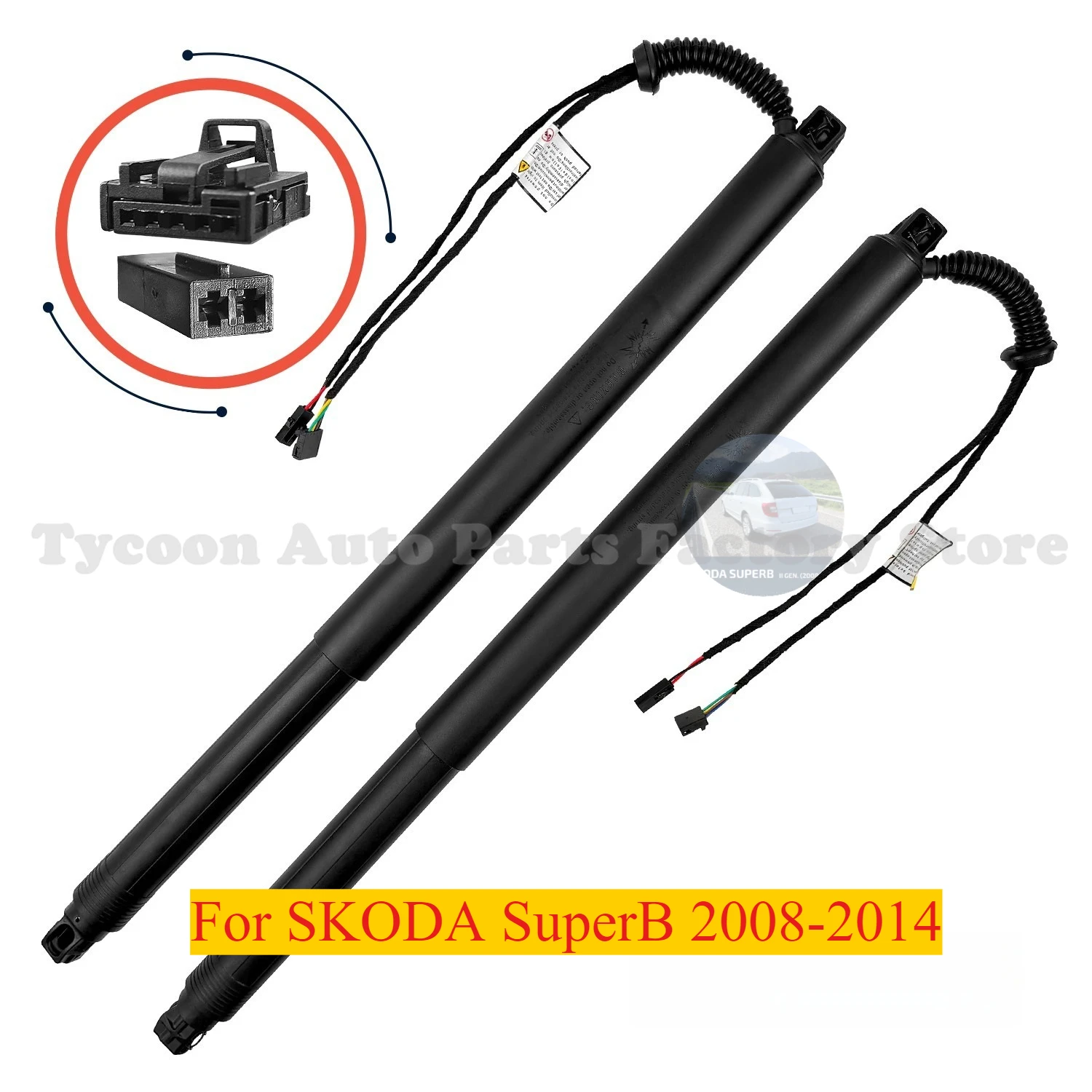 

Electric Tailgate Actuators Set 3T9827851C 3T9827852C For SKODA SuperB 2008-2014 Auto Lift Support