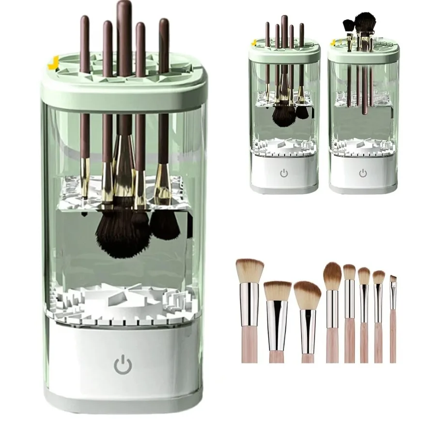 

Electric Makeup Brush Cleaner:Fast and Efficient Machine for Deep Cleaning All Brush Types Compact and Portable for Travel and