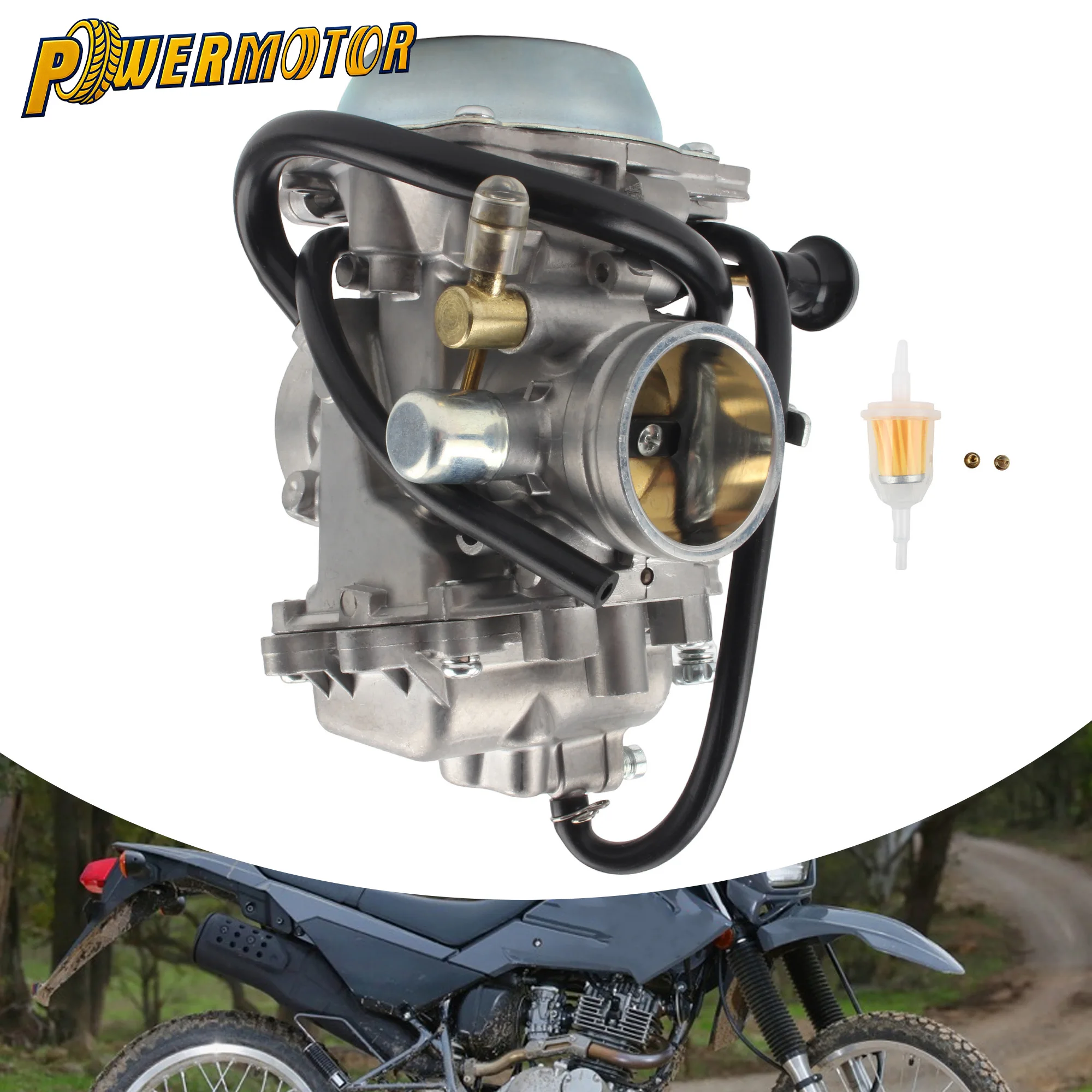 

For SUZUKI DR200 DR200SE DR200S DR 200 200S 200SE 1986-2017 Motorcycle Carburetor With Fuel Filter Replacement 13200-42AC2