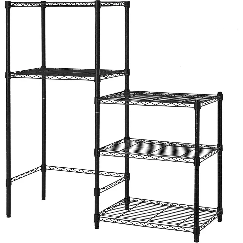 

DormCo Mini Shel with Shelving - 3 Shel Add On (Stand) - Black