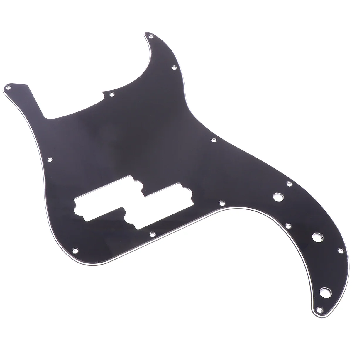 قسط الأسود Pb باس Pickguard 13 ثقوب المسمار خدش لوحة طبقة رقيقة واقية وشملت صالح ل P باس الغيتار Pickguard