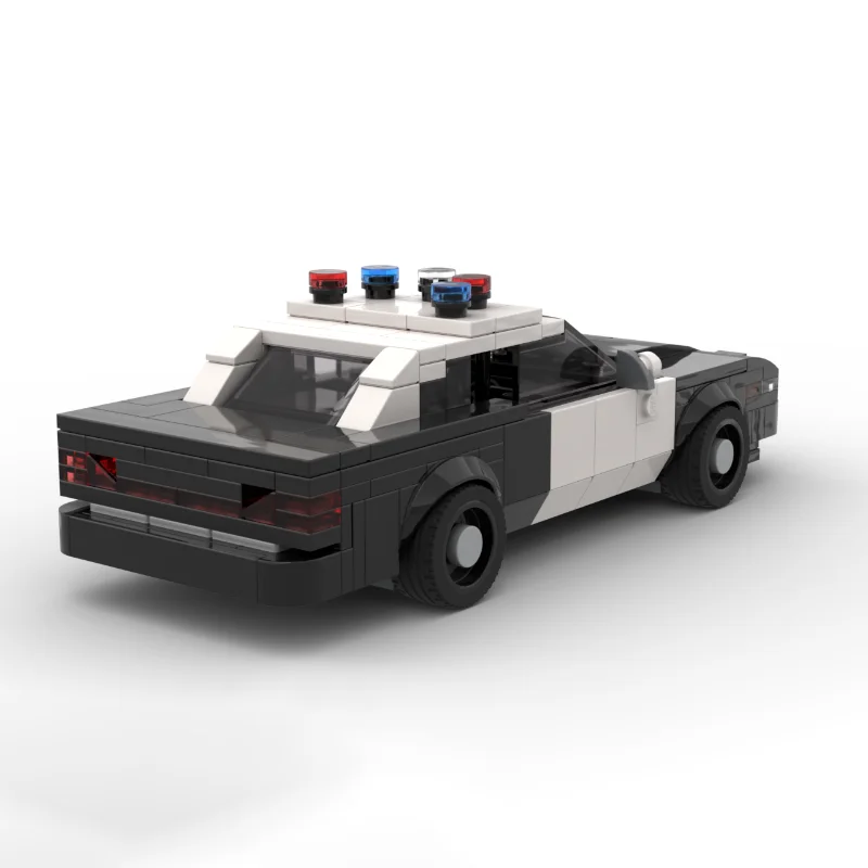302PCS MOC California Highway Patrol Interceptor Auto Model DIY Gemonteerd Bouwstenen Speelgoed kinderen Verjaardagscadeau