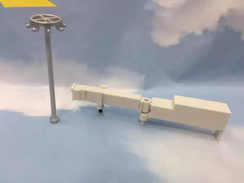 

1/400 New Arrival Special Price Die-cast Plastic Airport Jetway Scene Model Finished Passenger Boarding Bridge Toys For Children
