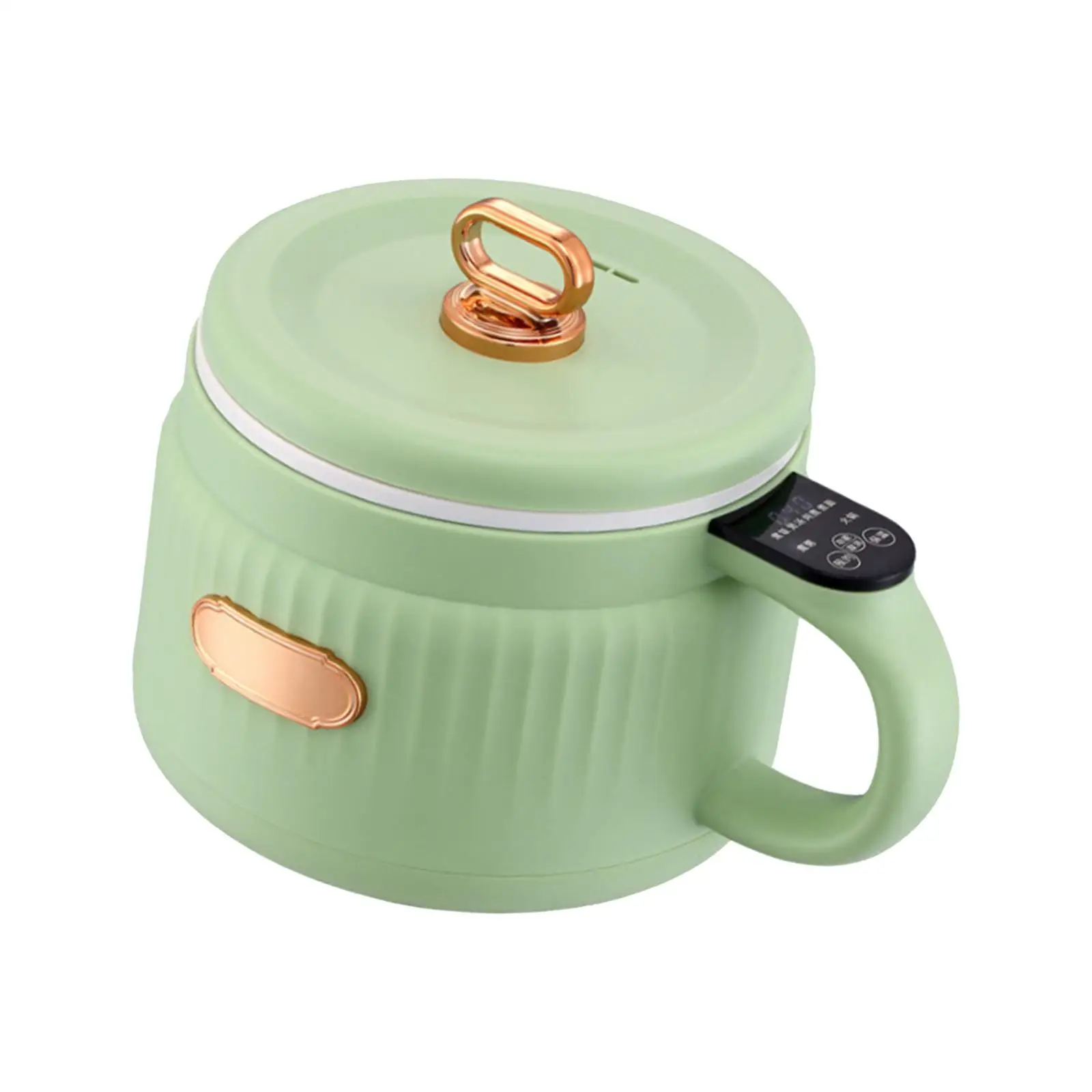 หม้อหุงข้าว nonstick 1.6L หม้อหุงข้าวอเนกประสงค์220V หม้อหุงข้าวขนาดจิ๋วหน้าจอสัมผัสสำหรับตั้งแคมป์เดินทางครัว