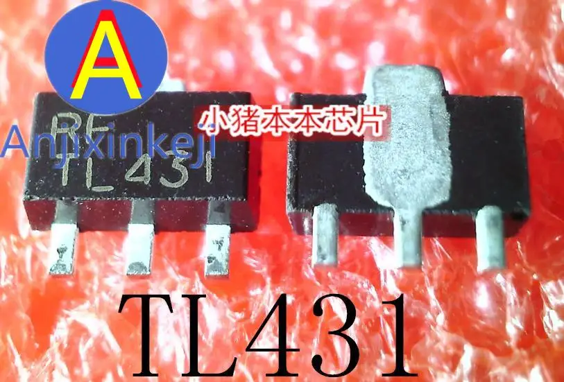 

10 шт., 100% оригинальные новые модели TL431K TL431 SOT-89 TL431K-AB3-R QFN