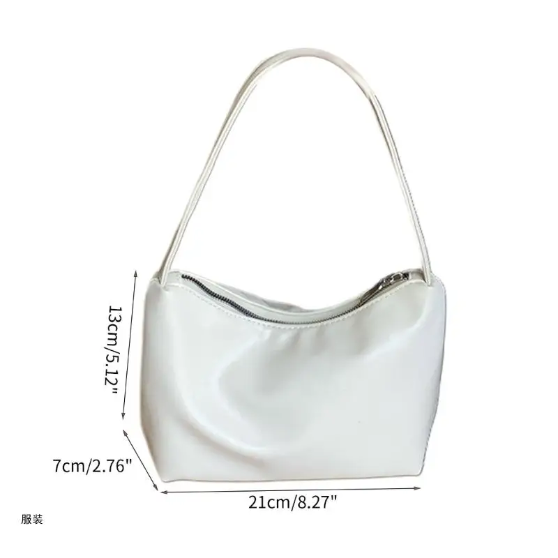 D0UD Bolsos hombro para mujer, bolso piel sintética para axilas, bolso elegante para fiesta y boda