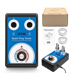 JFIND JF109 Car Spark Plug Tester Double Hole Diagnostic Tool 110V 220V to 12V Automotive Detector Ignition Analyzer Tools
