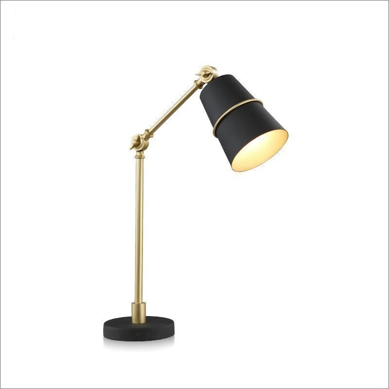 

Nordic wrought iron desk lamp creative post-modern simple office LED eye protection personalized bedside