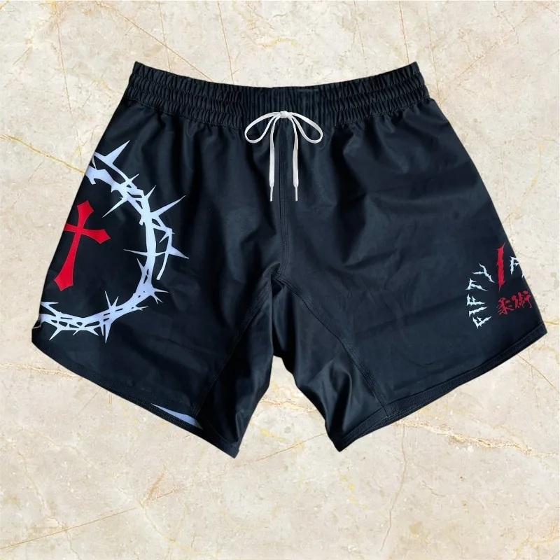 2026 Summer Fighting Training Sports Casual Shorts Star Shorts Men Women Oversized Shorts Breathable Fast Dry 3D Printed Shorts