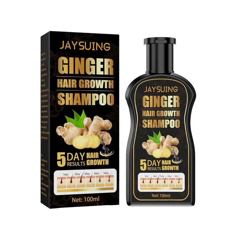 Ginger Hair Shampoo Oil Control Hair Growth Shampoo Deep Cleansing Professional Hair Treatment Natural Thickening Shampoo