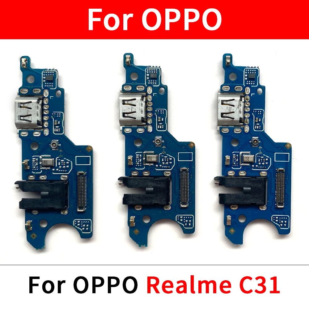 USB Power Charging Connector Plug Port Dock Flex For Oppo Realme 7i C17 9 C2C3 C11 2021 C12 C15 C21YC25 C25Y C30 C31 C33 C35 C55