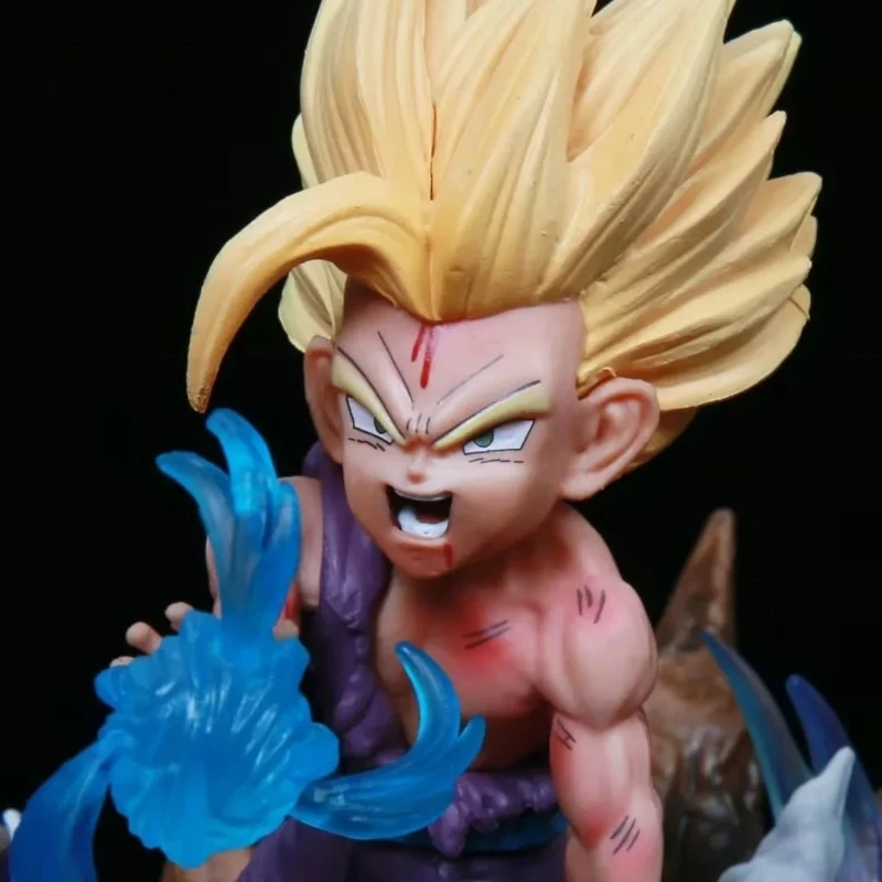 

13CM Dragon Ball GK Super Son Gohan Saiyan Sun Wukong Scene Figure Ornaments Collection Gift