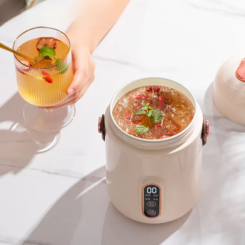 

Health Tea Water Boiler Stew Hot Pot Soup Porridge Slow Cooker Rice Cooking Heating Lunch Box Food Warmer 110V Electric Kettle