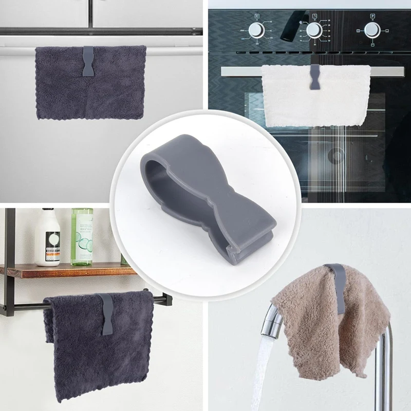 16PCS Towel Clips For Kitchen Keeps Towel From Falling Stove Towel Clip Dishwasher Towel Clip Stove Towel Clip