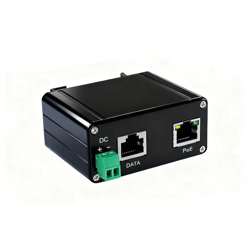 x64a-産業用poeインジェクター-44-57vdc入力-90w-25gbps、ipカメラ、無線ap、voip、スイッチ用高出力イーサネットアダプター