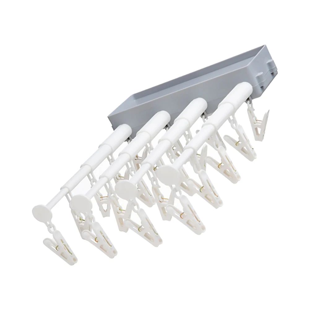 

Stretchable Drying Mount Hanger PP Material Wear Resistant Bathroom Toiletries Water Prevent