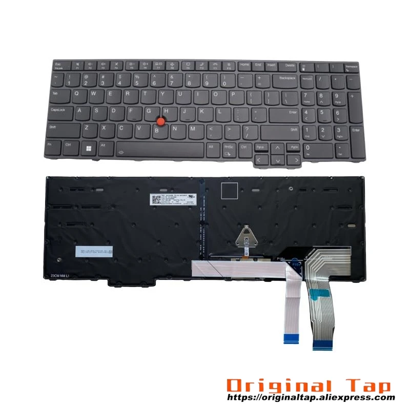 US English Backlit Keyboard for Lenovo Thinkpad T16 P16s P16V L15 Gen 1 2 4 5N20W68240 5N20W68276 5N20W68312