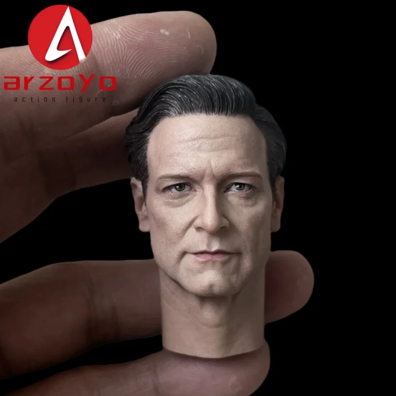 Britischer Schauspieler Colin Firth Head Sculpt Carving Model im Maßstab 1:6, passend für 12-Zoll-männliche Soldaten-Actionfigur-Körperpuppen