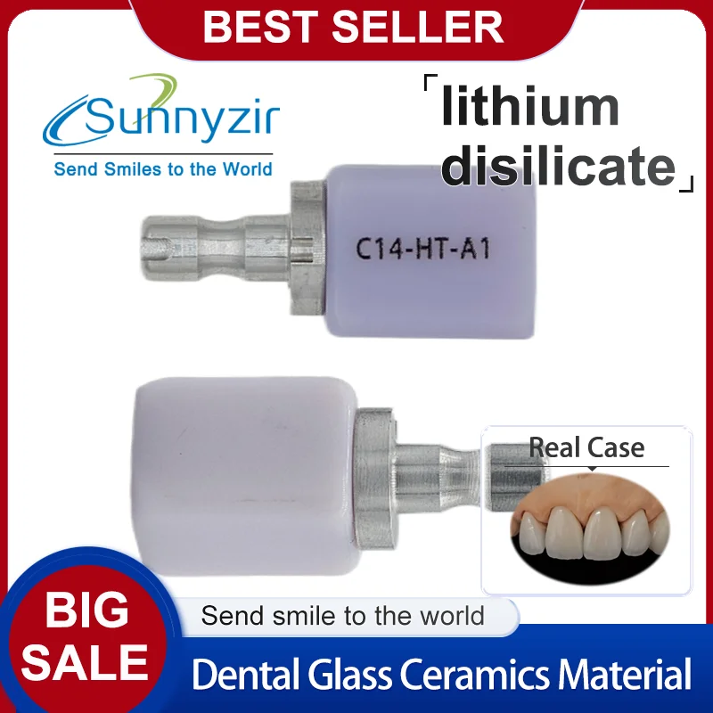 Sunnyzir HT/LT C14 Emax Lithium Disilicate High Translucent Glass Ceremic w laboratorium dentystycznym