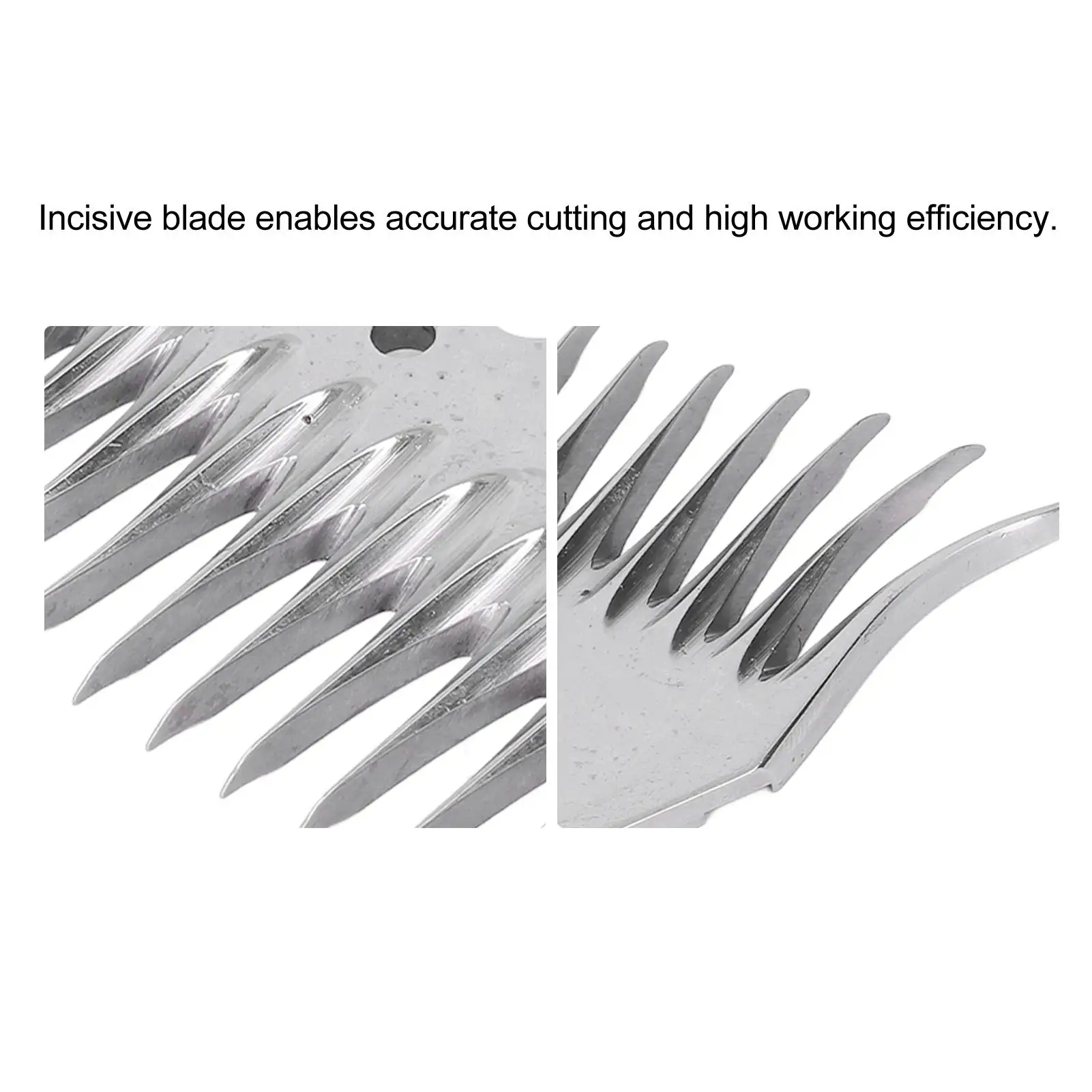 13 Teeth Curved Sheep Shears Blades Wool Clipper Comb Trimmer Cutter Set Kit for Grooming