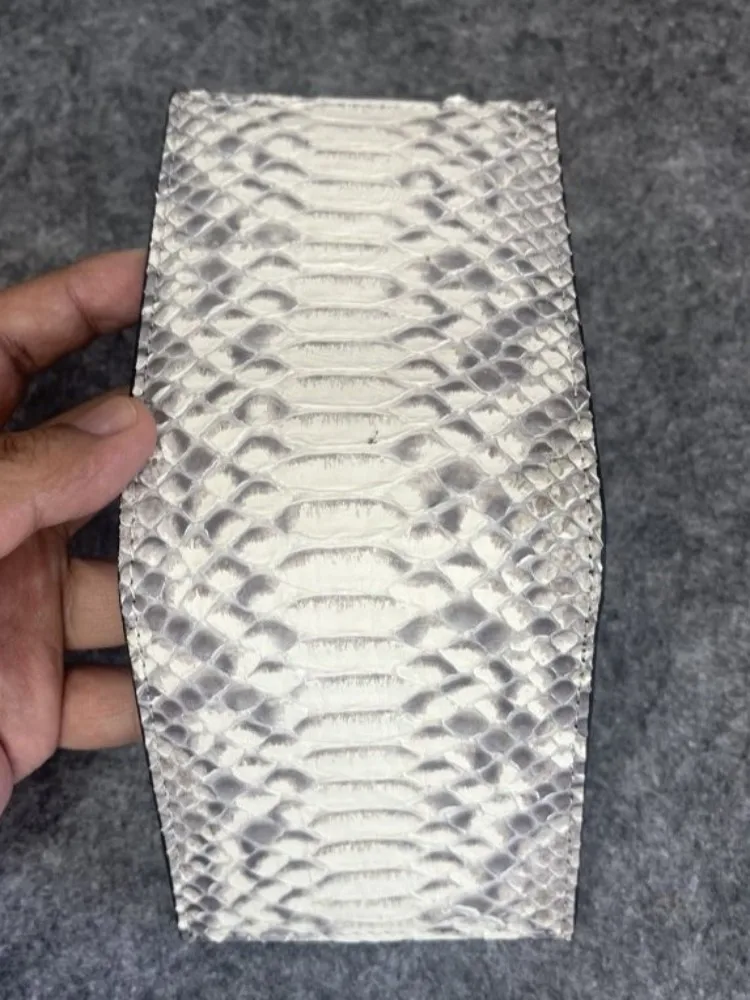 High Quality Unisex Purse Fashion Designer Snakeskin Wallets Women Men Real Leather Card Holder Business Short Wallet Clutch Bag
