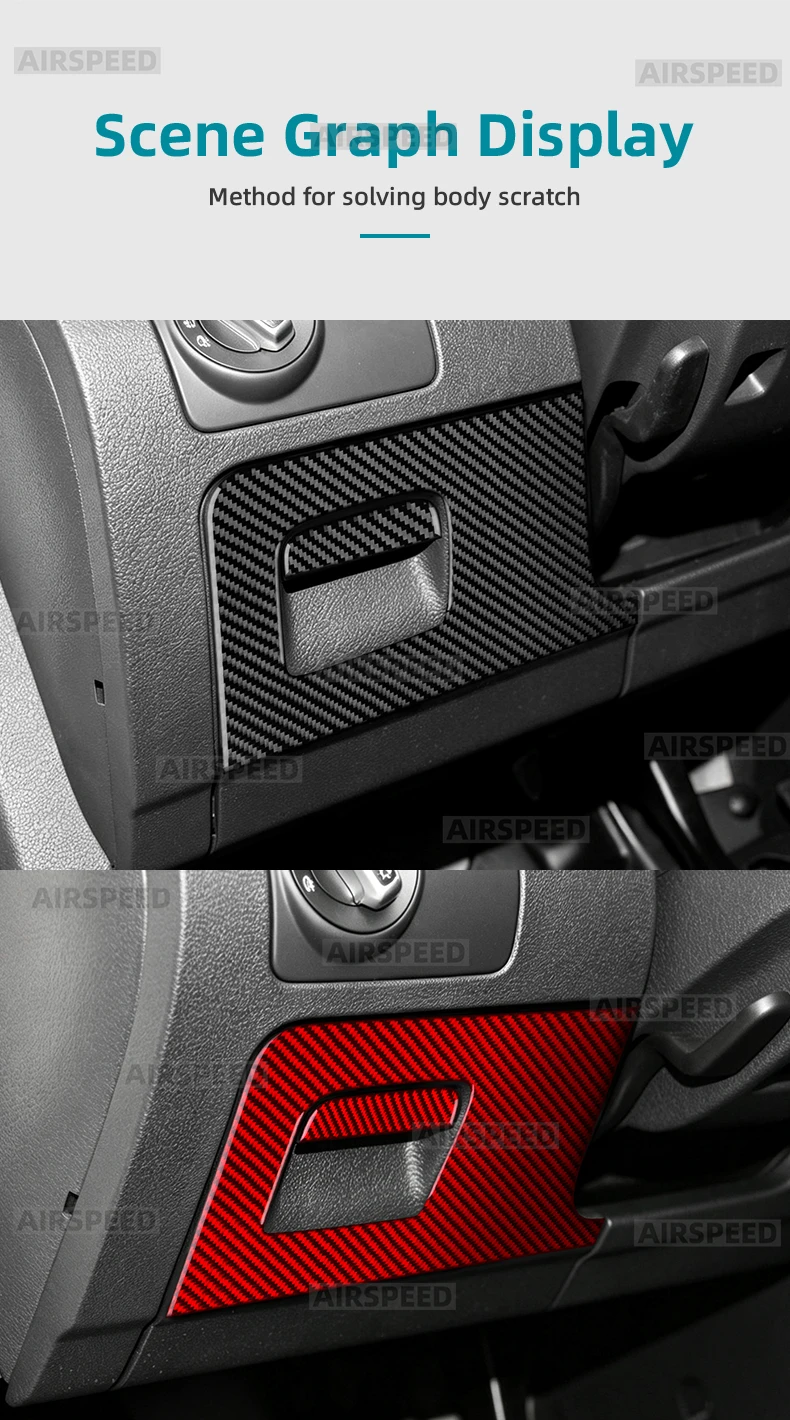 Für Volkswagen Scirocco 137 138 2008 2009 2010 2011 2012 2013 2014 2015 2016 2017 2018 Weicher Carbonfaser-Aufkleber für den Sicherungskasten auf der Fahrerseite LHD RHD Auto-Zubehör – Detail 9