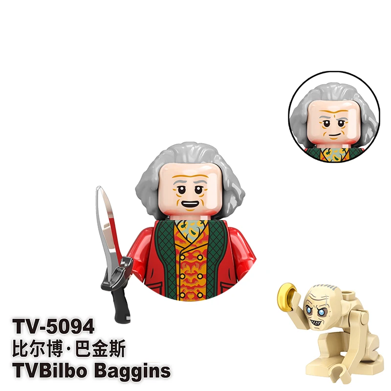 Movie Bricks Ring For Toy Gifts Medieval Knight Building Blocks DIY Mini Actiion Figures Minifigures