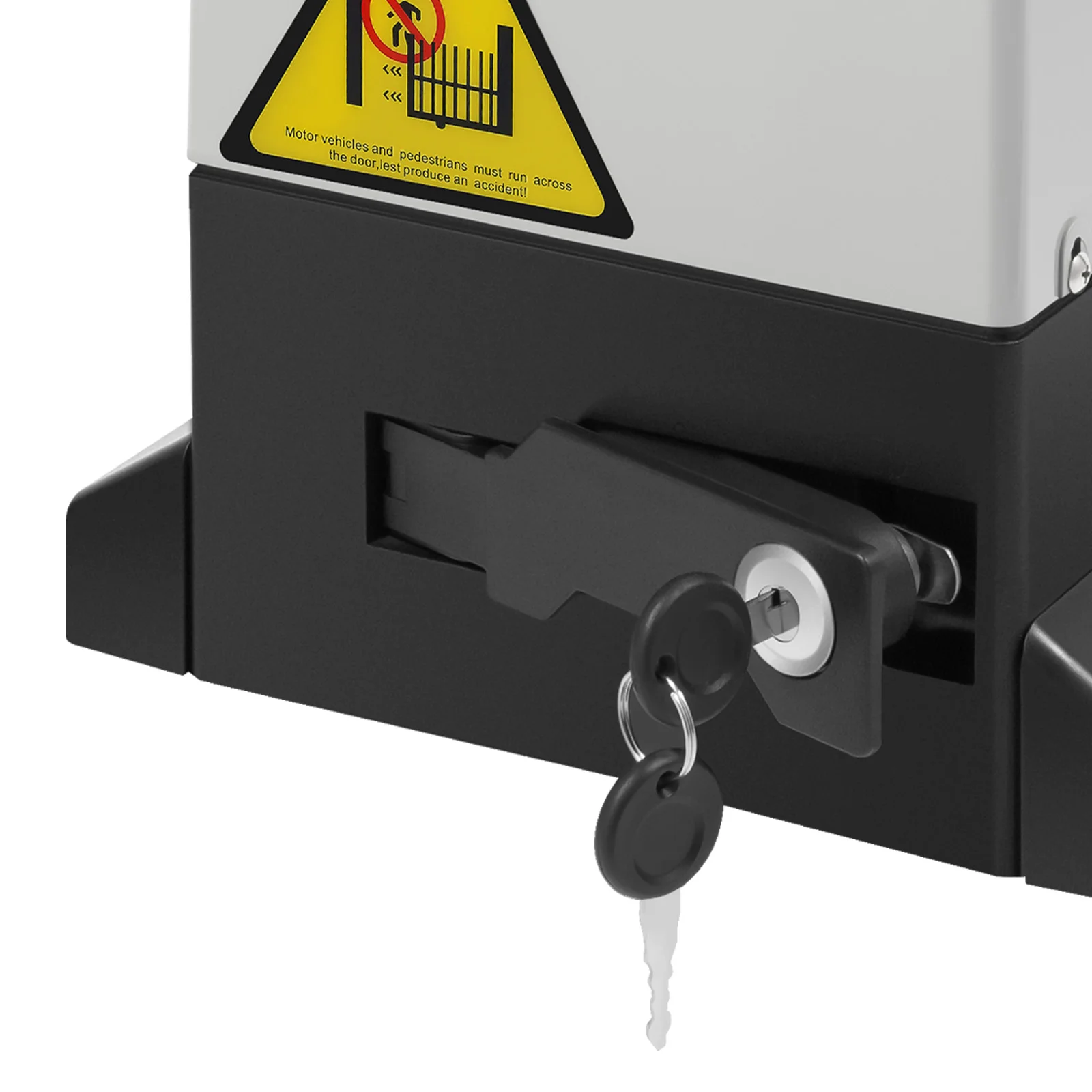 มอเตอร์เปิดประตูเลื่อนอัตโนมัติแบบรีโมทคอนโทรล ขนาด 27*19.8*33 ซม. รับน้ำหนัก 1800 กก. พร้อมฐานเกียร์ สีเทา&ดำ