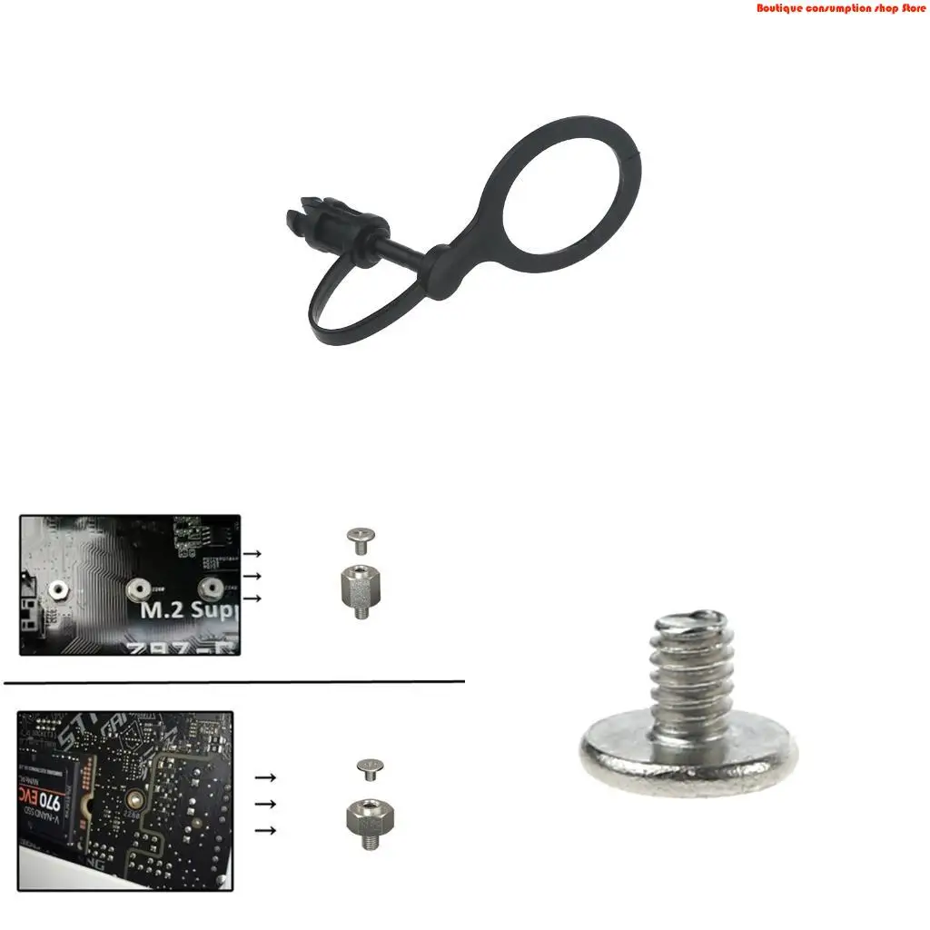 L9NA Stand Off Screw Mounting Nut for Motherboard for M.2 SSD with Screwdriver 5 Set