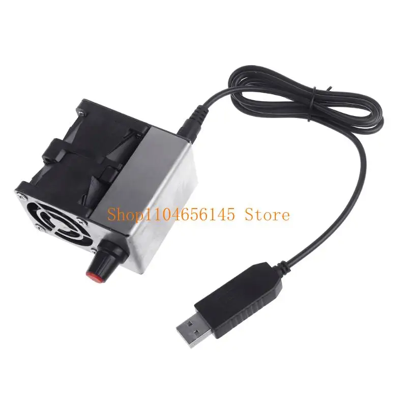 

652F Stainless USB 5 USB Blower Fan for Barbecues and Fired Ovens with USB Cable