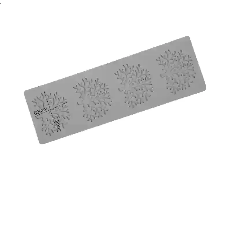 Hollow Creative Cold Dish Chip Mold Fondant Cake Lace Coral Mold Molecular Chinese Food Pendulum Lace Abrasive Tool
