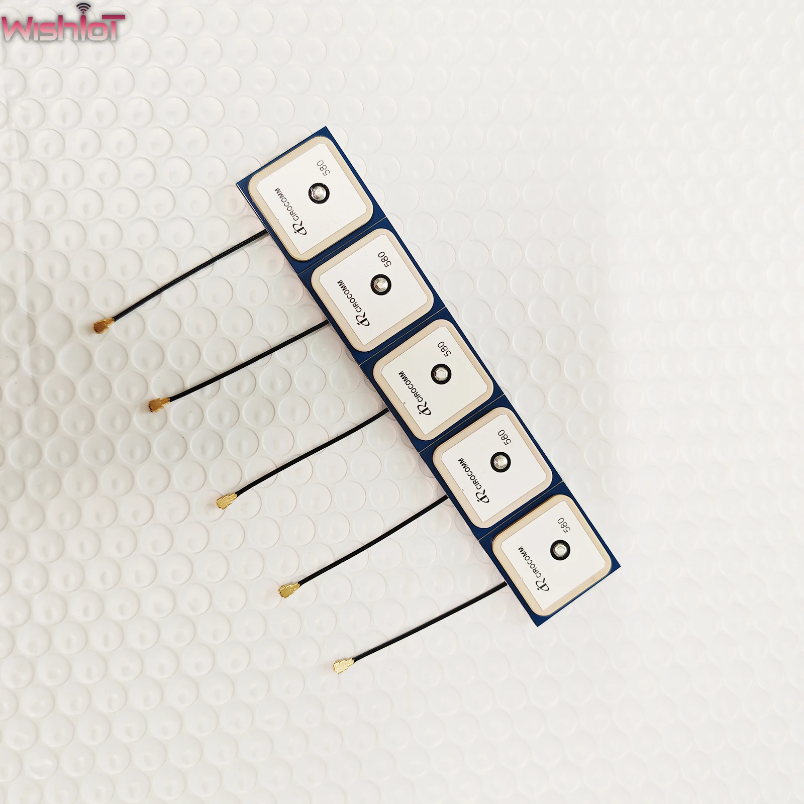 Beitian BT-580 Cirocomm GPS Active Internal Antenna 32db High Gain Ceramic Antenna Connector 25x25x2mm 1.13 Cable 5cm Wholesale