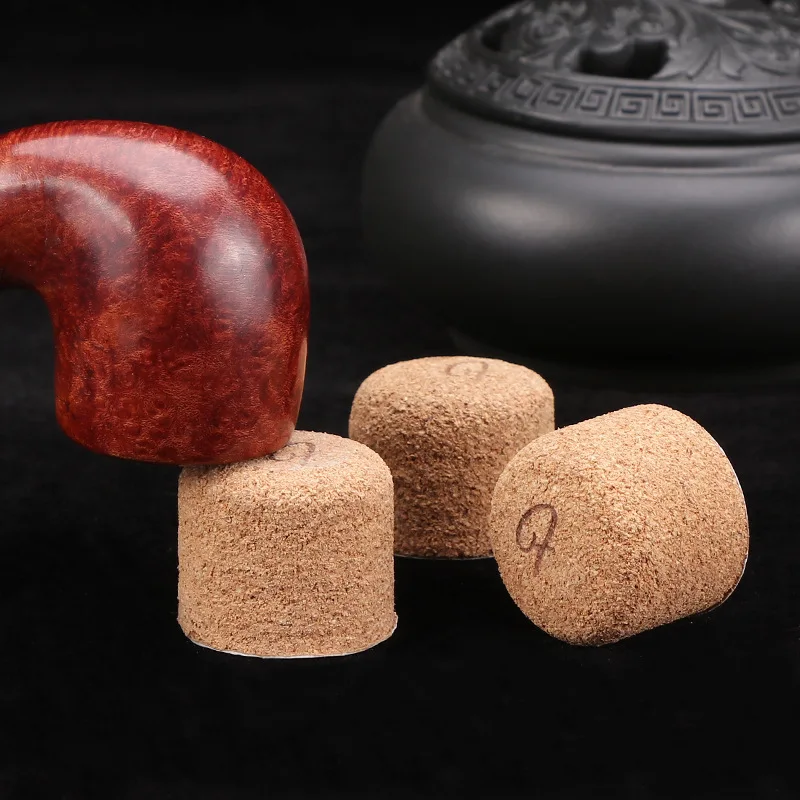 

10pcs Smoking Pipe Cork Knocker Pipe Soft Wooden Cork Stopper Cleaning Tool Paste Ashtray Smoking Accessories
