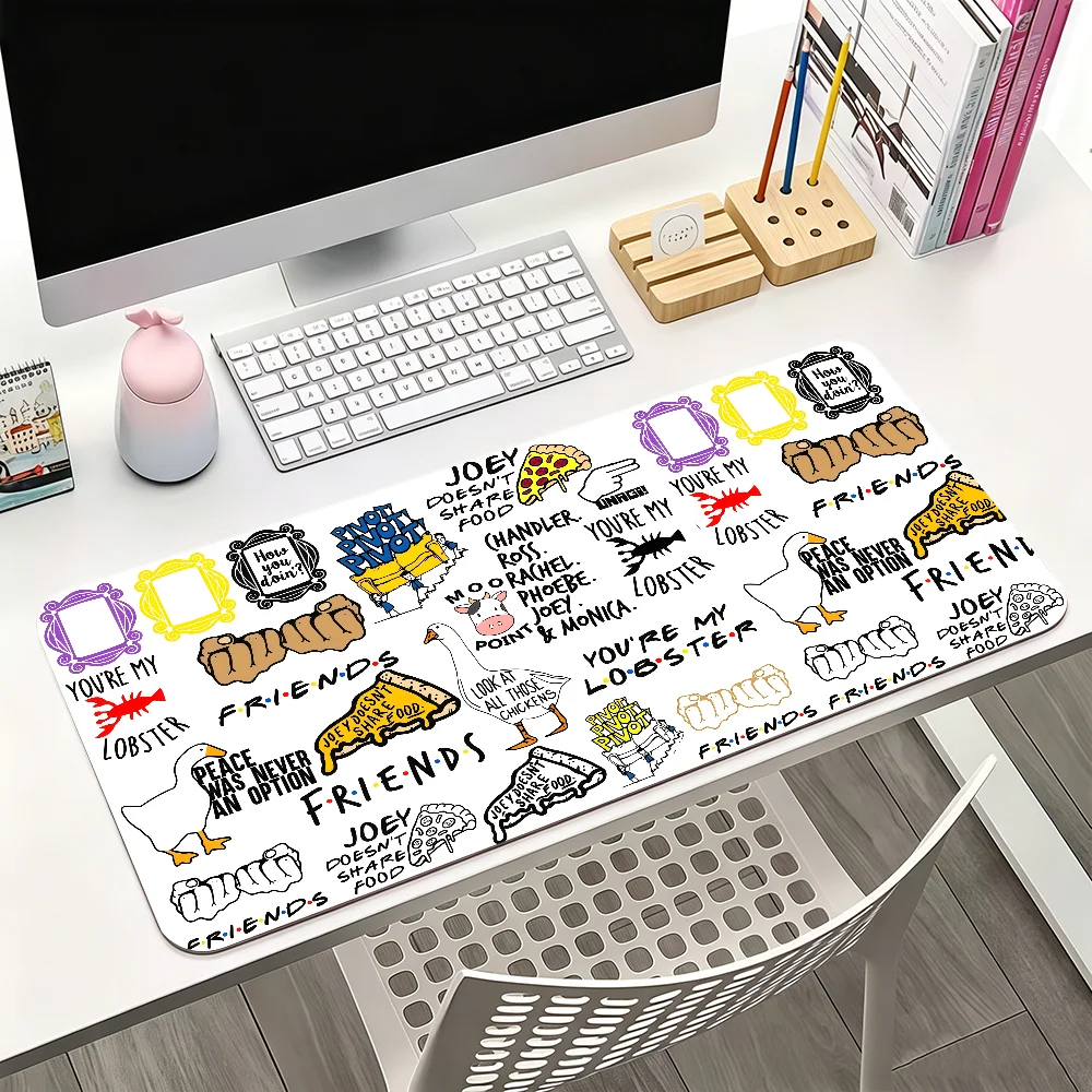 Class TV Show Friends Mouse Pad For Office Gaming And Keyboards Non-Slip Large Waterproof