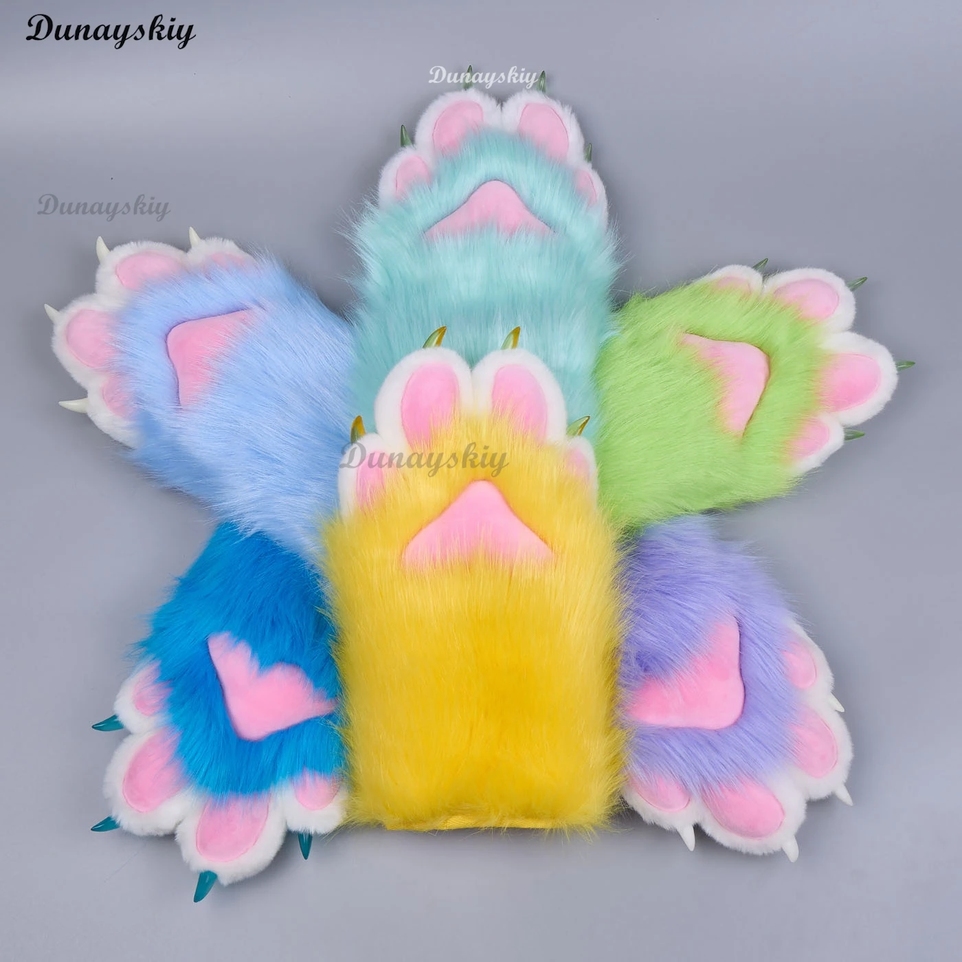 Furry Paw Gloves Cosplay Costumes Cat Sheep Claw Rabbit Fursuit Animal Claw Cute Furry Animal Claw Cat Claw Gloves