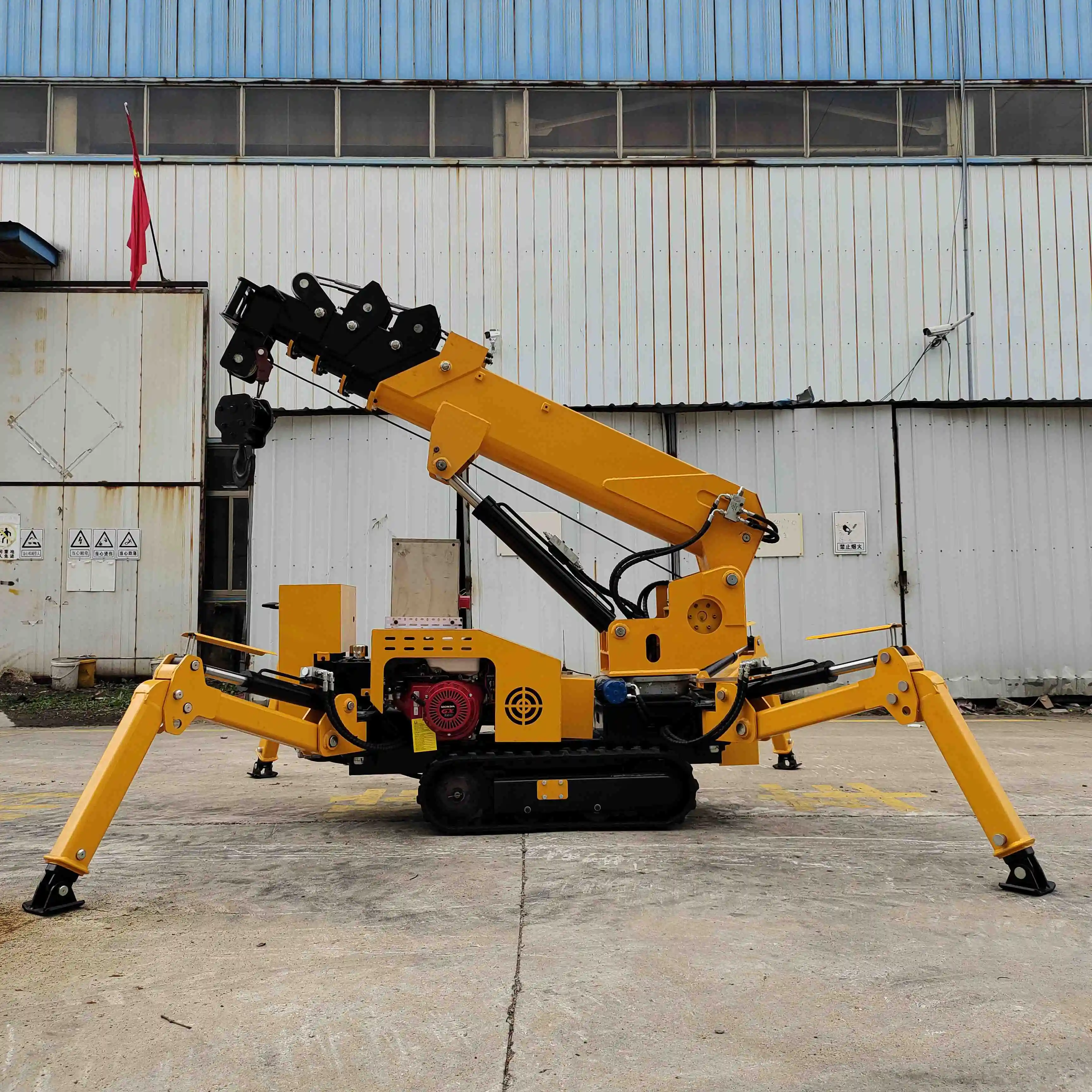 المصنع مباشرة توريد الزاحف العنكبوت كرين رافعة عنكبوتية صغيرة لتشغيل داخلي على السطح رافعة عنكبوت ذاتية الدفع #1