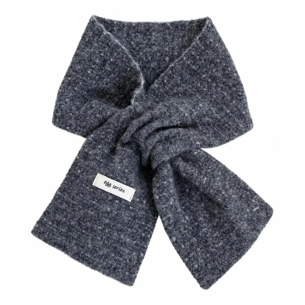 New Soft Knitted Neck Scarf Dotted Pattern Warm Women's Scarf Short Winter Scarf Daily Outfits
