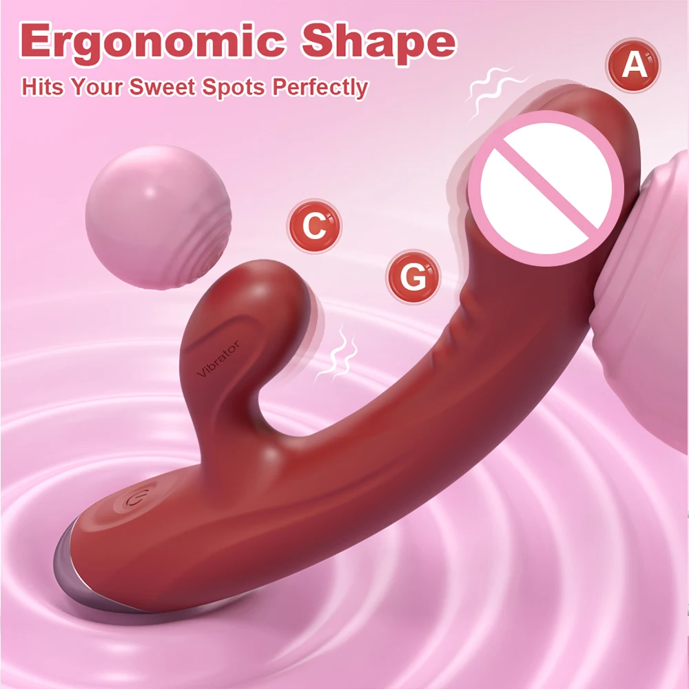 10 طرق أرنب هزاز للمهبل للنساء G-بقعة هزاز البظر محفز السلع الكبار الإناث الاستمناء لعبة الجنس للنساء