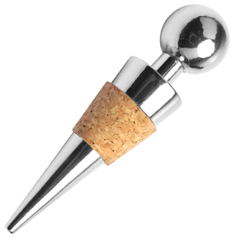 10PCS Metal cork Red wine bottle stopper stainless steel fresh-keeping bottle stopper cap