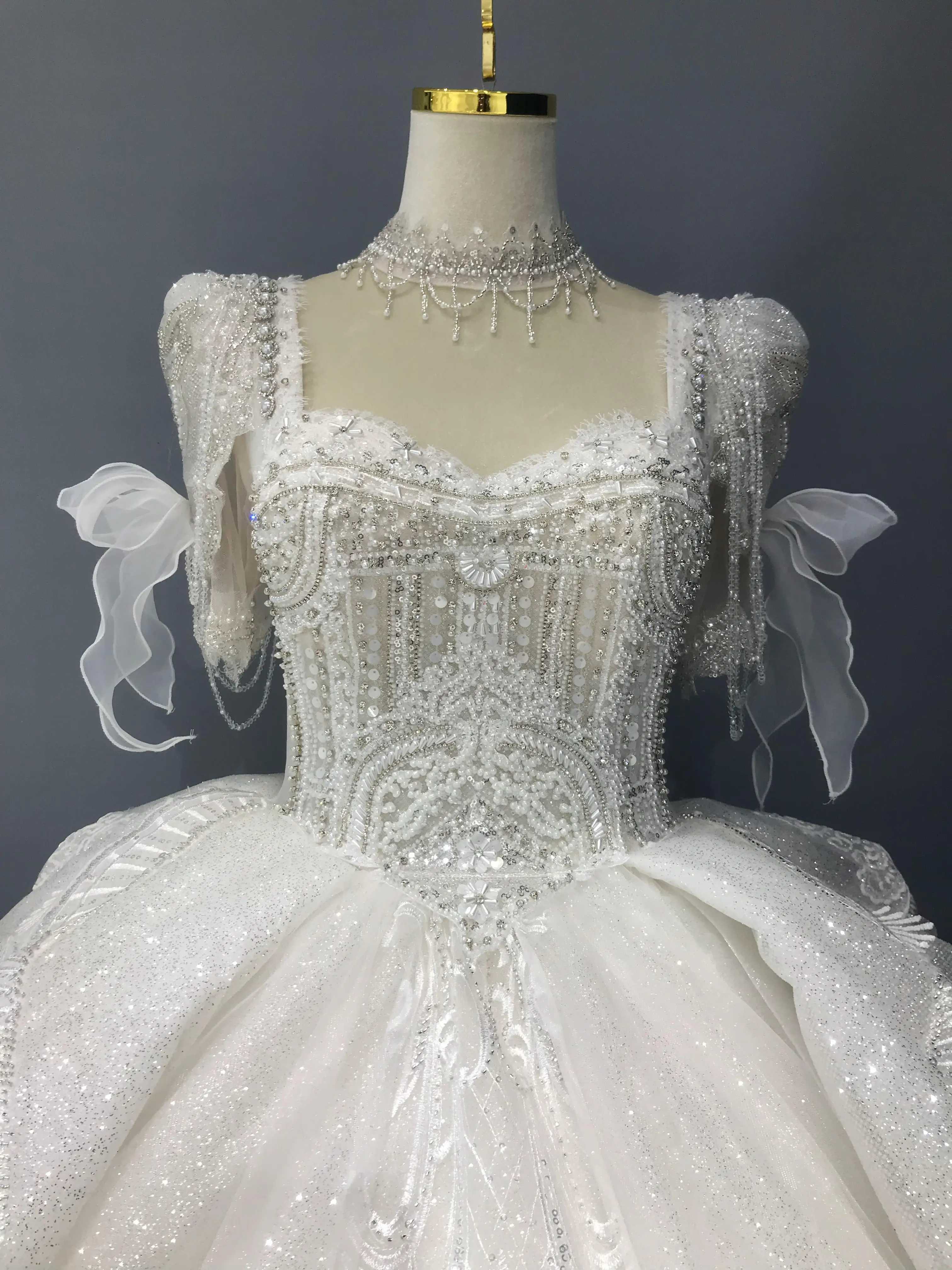 Kisswhite Xlove Coleção personalizado 2024 Princess Ball Gown Vestidos De Noiva para a noiva o que você vê o que você recebe