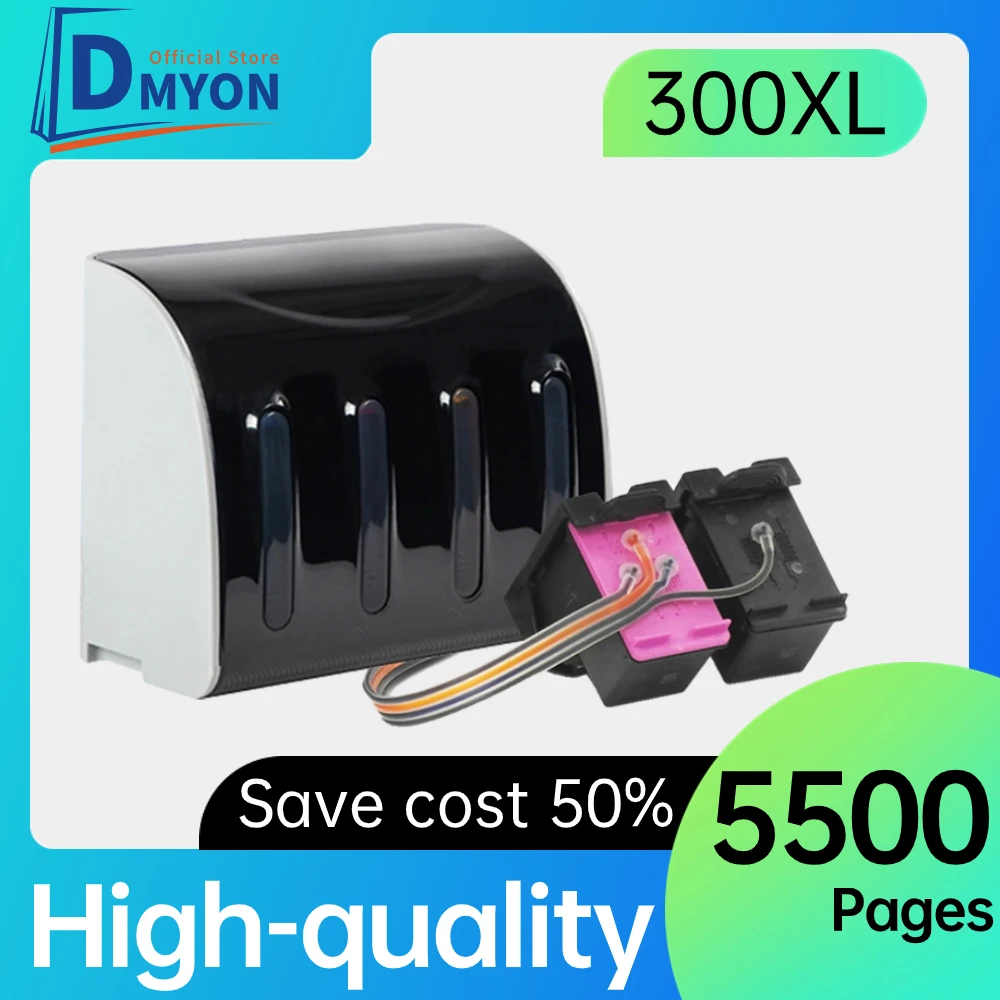 300XL Compatible for bulk ink hp ciss Replacement for hp300 Ink Cartridge Deskjet F4272 F4580 F2420 F2480 F4210 sistema continuo