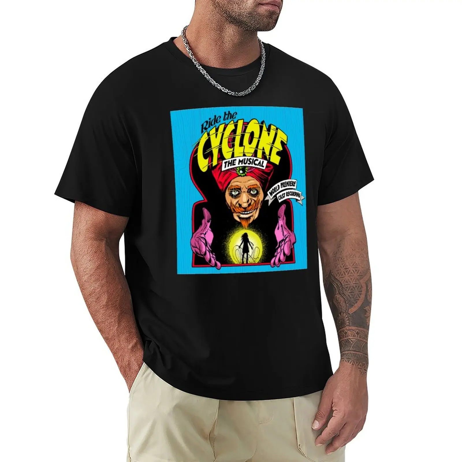 

Ride The Cyclone Poster T-Shirt T-shirts oversize cotton graphic tees blanks tees mens fashion